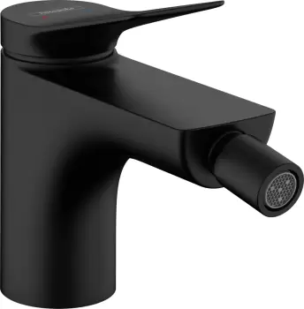 Baterie bideu Hansgrohe Vivenis ventil pop-up negru mat imagine