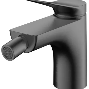 Baterie bideu Hansgrohe Vivenis  ventil pop-up  negru periat imagine