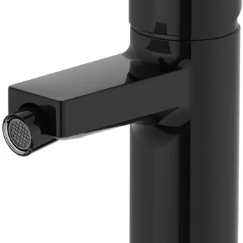Baterie bideu Roca Naia ventil pop-up titanium black imagine
