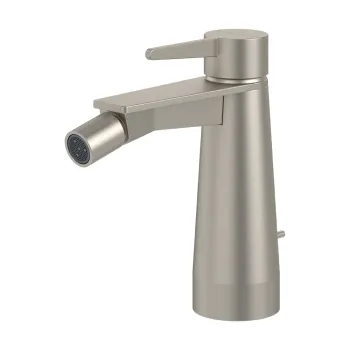 Baterie bideu Villeroy & Boch Conum  ventil pop-up  Brushed Nickel Matt imagine