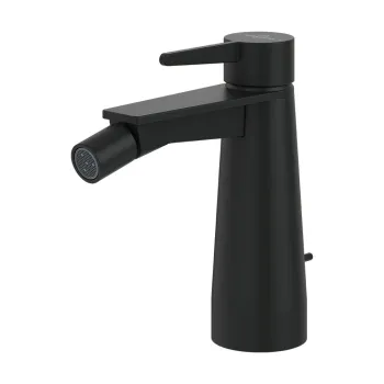 Baterie bideu Villeroy & Boch Conum  ventil pop-up  Matt Black imagine