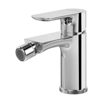 Baterie bideu Villeroy & Boch O.Novo  ventil pop-up  crom imagine