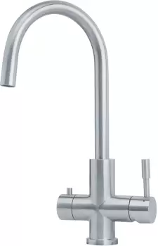 Baterie bucatarie 3 cai Franke Eos Clear inox imagine