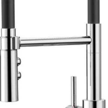 Baterie bucatarie Blanco Catris-S Flexo cu pipa flexibila crom imagine