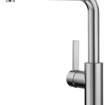 Baterie bucatarie Blanco Lanora cu pipa inalta pivotanta inox periat imagine