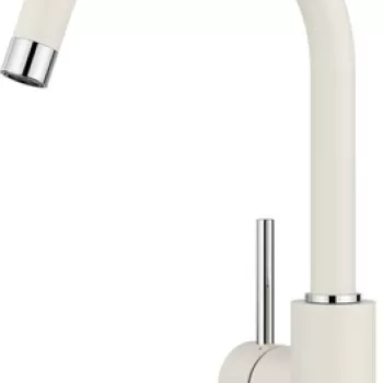Baterie bucatarie Blanco Mida cu pipa inalta pivotanta alb antic imagine