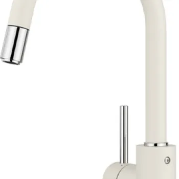 Baterie bucatarie Blanco Mida-S cu dus extractibil alb imagine