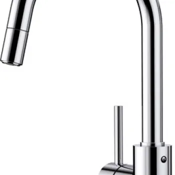 Baterie bucatarie Blanco Mida-S cu dus extractibil crom imagine