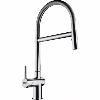 Baterie bucatarie Franke Active Jet dublu Semi-profesionala tip S pipa flexibila crom imagine