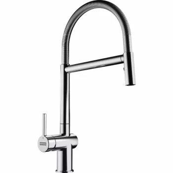 Baterie bucatarie Franke Active Jet dublu Semi-profesionala tip S pipa flexibila crom imagine