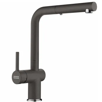 Baterie bucatarie Franke Active Plus cu dus extractibil Slate Grey imagine