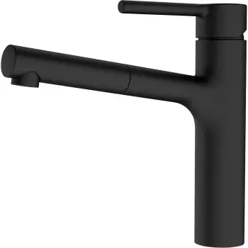 Baterie bucatarie Franke Centro cu pipa extractibila matte black imagine