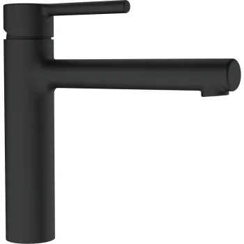 Baterie bucatarie Franke Centro cu pipa fixa matte black imagine