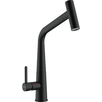 Baterie bucatarie Franke Icon cu dus extractibil  matte black imagine