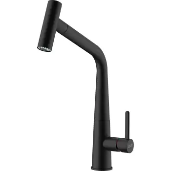 Baterie bucatarie Franke Icon cu dus extractibil matte black imagine