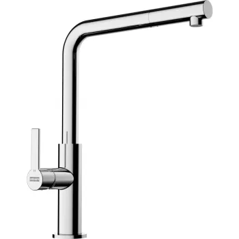 Baterie bucatarie Franke Maris Slim cu dus extractibil Crom imagine