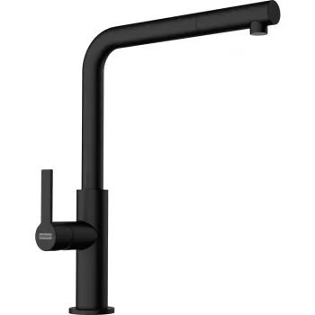 Baterie bucatarie Franke Maris Slim cu dus extractibil Matte Black imagine