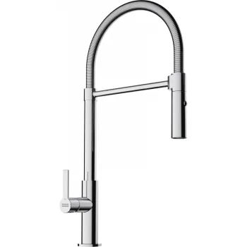 Baterie bucatarie Franke Maris Slim Semi Pro cu pipa flexibila Crom imagine