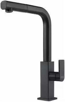 Baterie bucatarie Franke Mythos cu pipa extractabila Industrial Black imagine