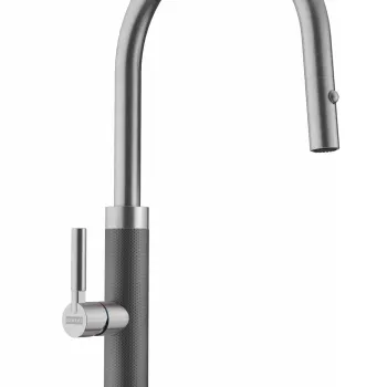 Baterie bucatarie Franke Mythos Masterpiece J cu dus extractibil inox imagine