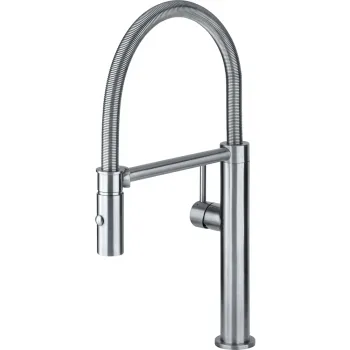 Baterie bucatarie Franke Mythos Pescara L Semi-Pro cu pipa flexibila  Inox imagine