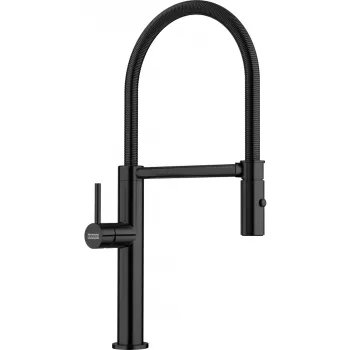 Baterie bucatarie Franke Pescara Semi Pro cu pipa flexibila  Industrial Black imagine