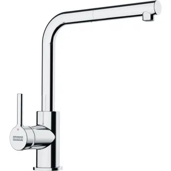Baterie bucatarie Franke Smart Lina L cu dus extractibil Crom imagine