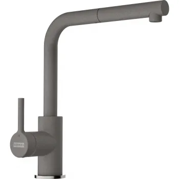 Baterie bucatarie Franke Smart Lina L cu dus extractibil Stone Grey imagine