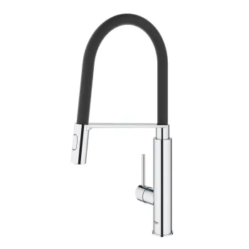 Baterie bucatarie Grohe Concetto cu pipa flexibila  crom imagine