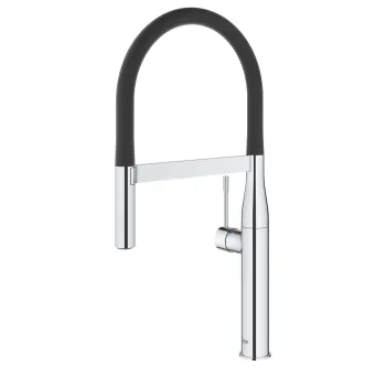 Baterie bucatarie Grohe Essence cu pipa flexibila si ProfiSpray  crom imagine