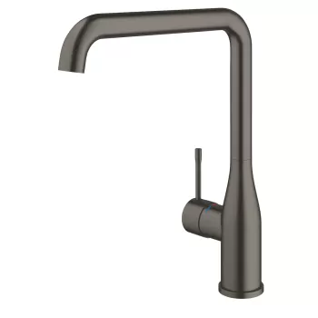 Baterie bucatarie Grohe Essence pipa L brushed hard graphite imagine