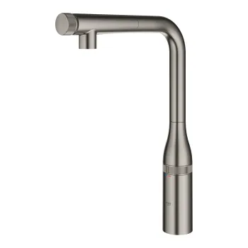 Baterie bucatarie Grohe Essence SmartControl cu dus extractibil  pipa L  brushed hard graphite imagine