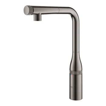 Baterie bucatarie Grohe Essence SmartControl cu dus extractibil  pipa L  hard graphite imagine