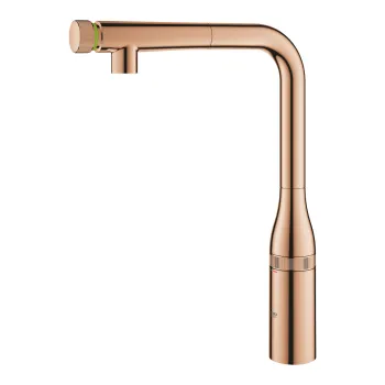Baterie bucatarie Grohe Essence SmartControl cu dus extractibil  pipa L  warm sunset imagine