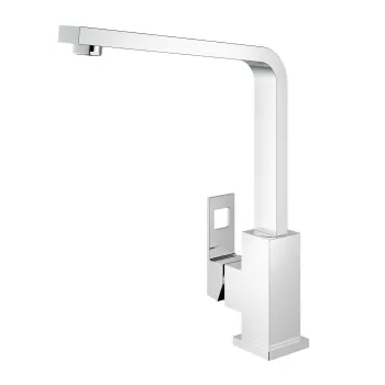 Baterie bucatarie Grohe Eurocube pipa rotativa inalta imagine
