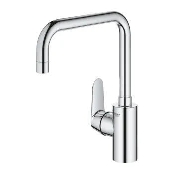 Baterie bucatarie Grohe Eurodisc Cosmopolitan  pipa U  crom imagine