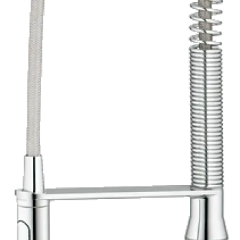 Baterie bucatarie Grohe K7 cu pipa flexibila Profi Spray  crom imagine