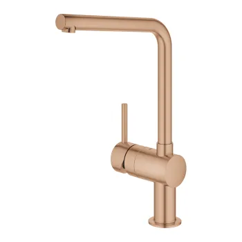 Baterie bucatarie Grohe Minta  pipa L  brushed warm sunset imagine