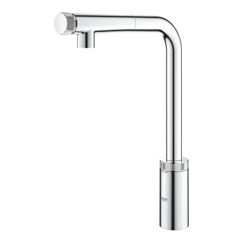 Baterie bucatarie Grohe Minta SmartControl cu dus extractibil  pipa L  crom imagine