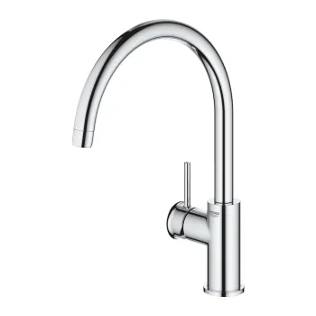Baterie bucatarie Grohe Start Classic cu pipa inalta rotativa  crom imagine