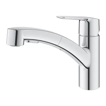 Baterie bucatarie Grohe Start cu dus extractibil dual spray crom imagine