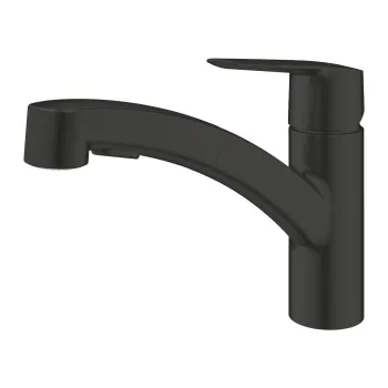 Baterie bucatarie Grohe Start cu dus extractibil dual spray  matt black imagine