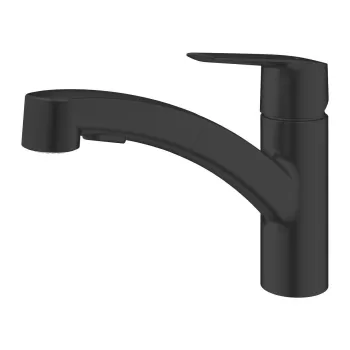 Baterie bucatarie Grohe Start cu dus extractibil dual spray matt black imagine
