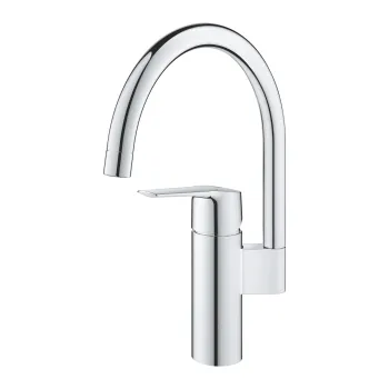 Baterie bucatarie Grohe Start cu pipa C  crom imagine