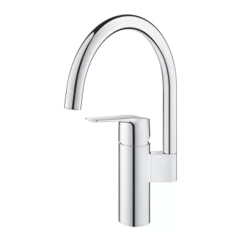 Baterie bucatarie Grohe Start cu pipa C crom imagine