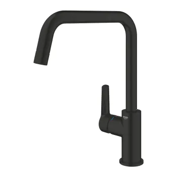 Baterie bucatarie Grohe Start cu pipa inalta U  matte black imagine