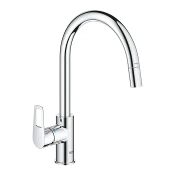 Baterie bucatarie Grohe StartLoop cu dus extractibil  crom imagine