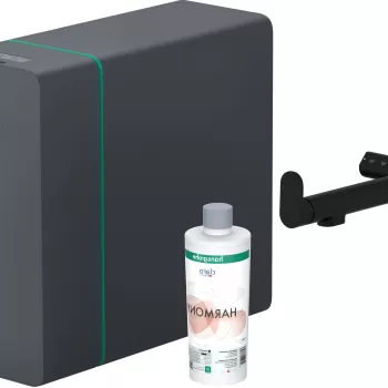 Baterie bucatarie Hansgrohe Aqittura M91 cu sistem de filtrare SodaSystem 240 negru mat imagine