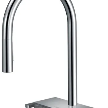 Baterie bucatarie Hansgrohe Aquno Select M81 170 dus extractibil doua tipuri de jet sBox si strecuratoare multifunctionala imagine