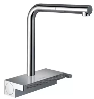 Baterie bucatarie Hansgrohe Aquno Select M81 250 dus extractibil doua tipuri de jet sBox si strecuratoare multifunctionala imagine